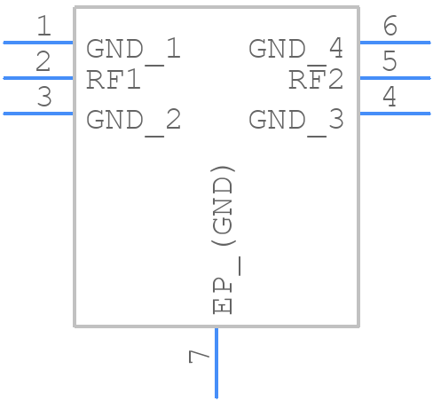 HMC657LP2ETR - Analog Devices - PCB symbol