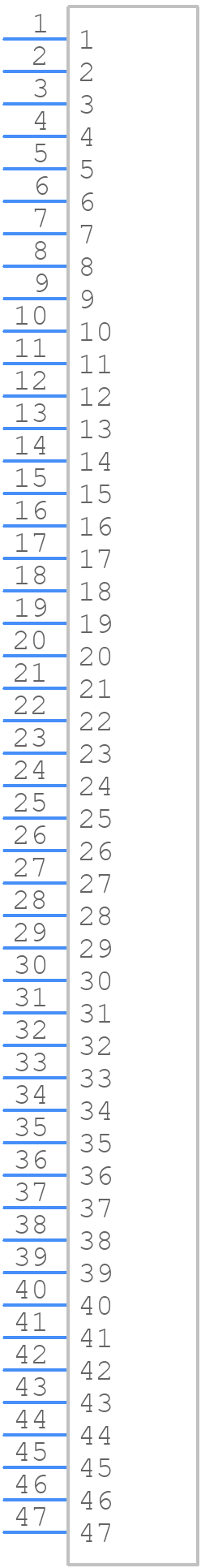 TMS-147-60-L-S - SAMTEC - PCB symbol