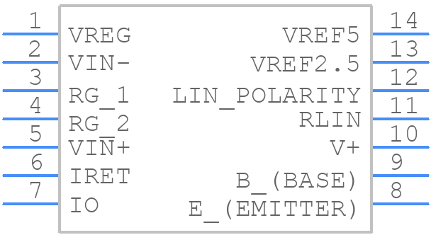 XTR106UE4 - Texas Instruments - PCB symbol