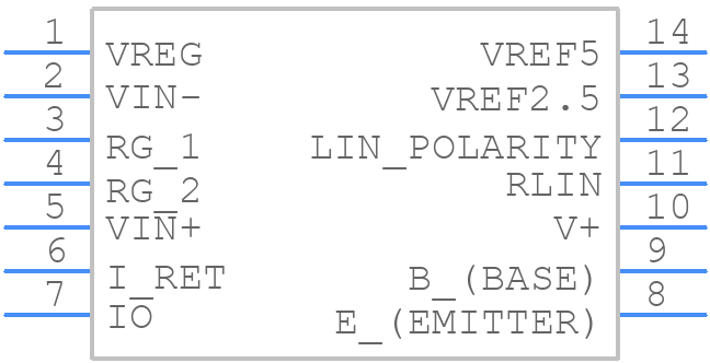 XTR106UG4 - Texas Instruments - PCB symbol