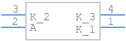 AA3527AZGSK-30MAV - Kingbright - PCB symbol