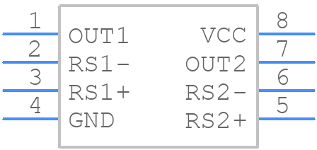 MAX4377HAUA+T - Analog Devices - PCB symbol