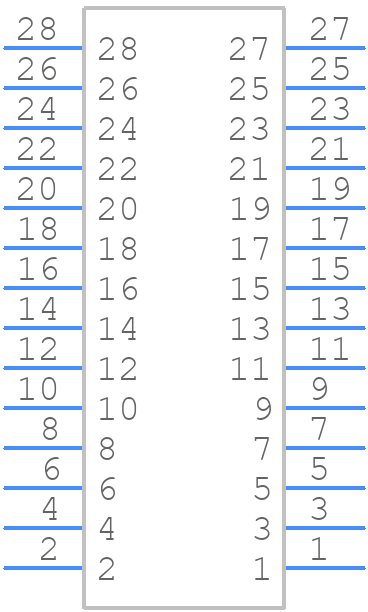 TSM-114-01-F-DV-TR - SAMTEC - PCB symbol