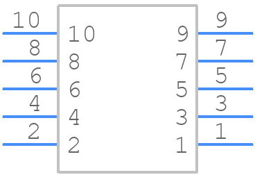 TSM-105-01-SM-DV-P - SAMTEC - PCB symbol