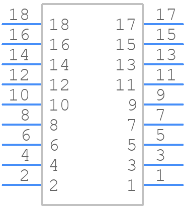 TSM-109-05-SS-DV-P - SAMTEC - PCB symbol