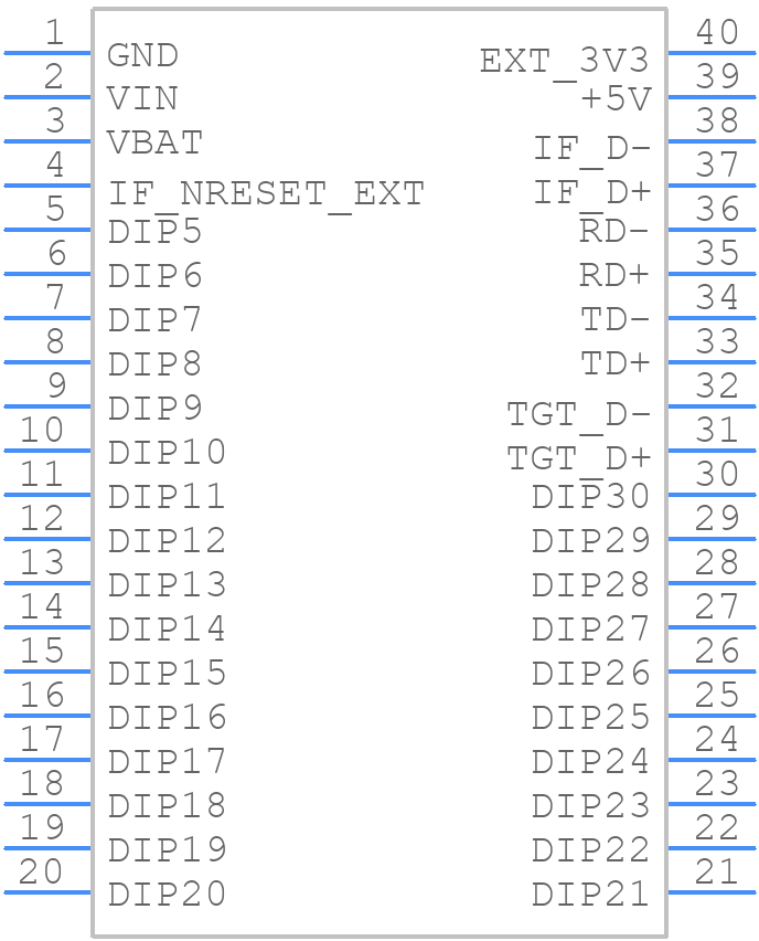 MBED-LPC1768 - mbed - PCB symbol