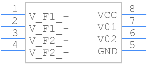 HCPL0534R2 - onsemi - PCB symbol