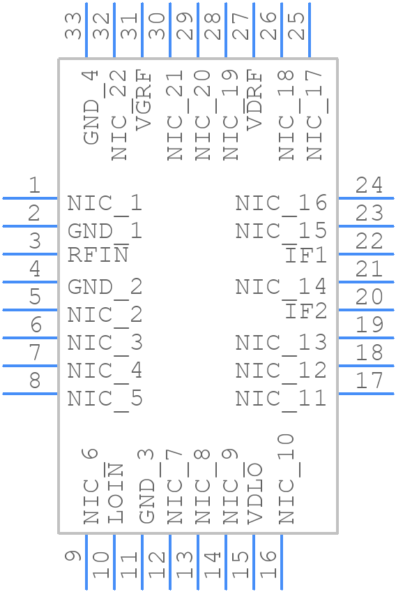 ADMV1012AEZ - Analog Devices - PCB symbol