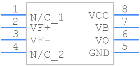 6N139VM - onsemi - PCB symbol