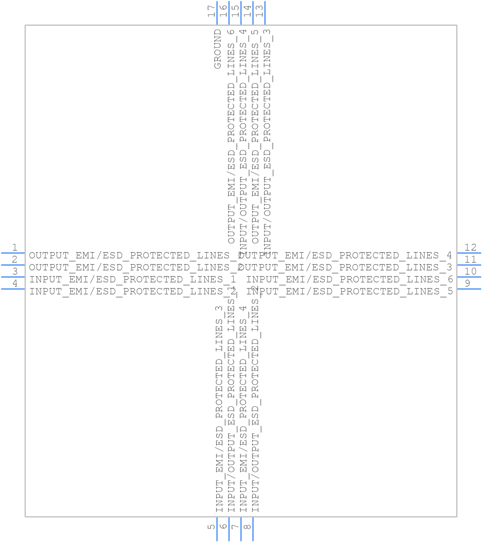 ECLAMP2357NQTLT - SEMTECH - PCB symbol