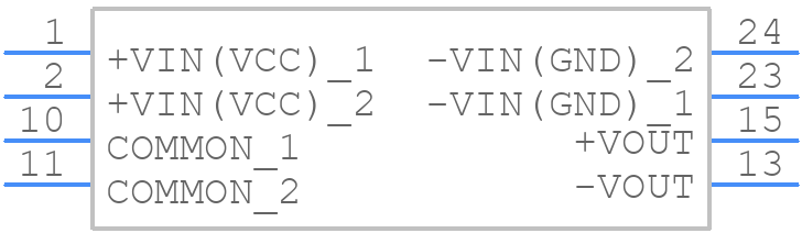 THI 3-2422 - Traco Power - PCB symbol