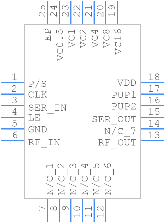 MAAD-000523-TR1000 - MACOM - PCB symbol