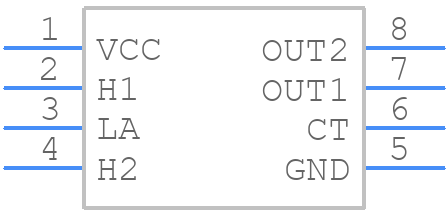 NJM2640E - Nisshinbo - PCB symbol