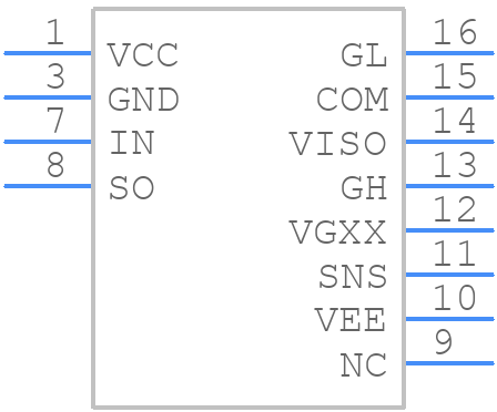 SIC1181KQ - Power Integrations - PCB symbol