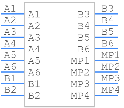 354949 - TE Connectivity - PCB symbol