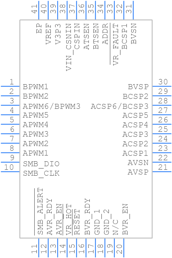 TPS53681RSBR - Texas Instruments - PCB symbol