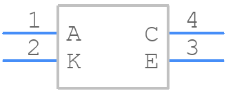 VO615A-X007T - Vishay - PCB symbol