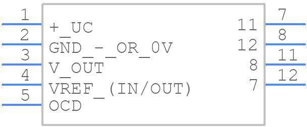 HO 100-P - LEM - PCB symbol
