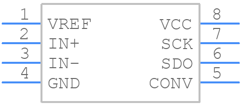 LTC1860CS8#TRPBF - Analog Devices - PCB symbol