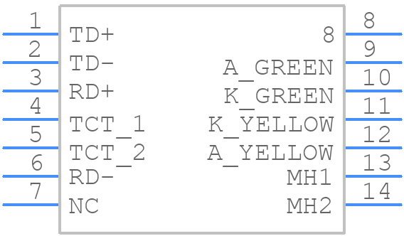 SI-60116-F - Bel Magnetic Solutions - PCB symbol