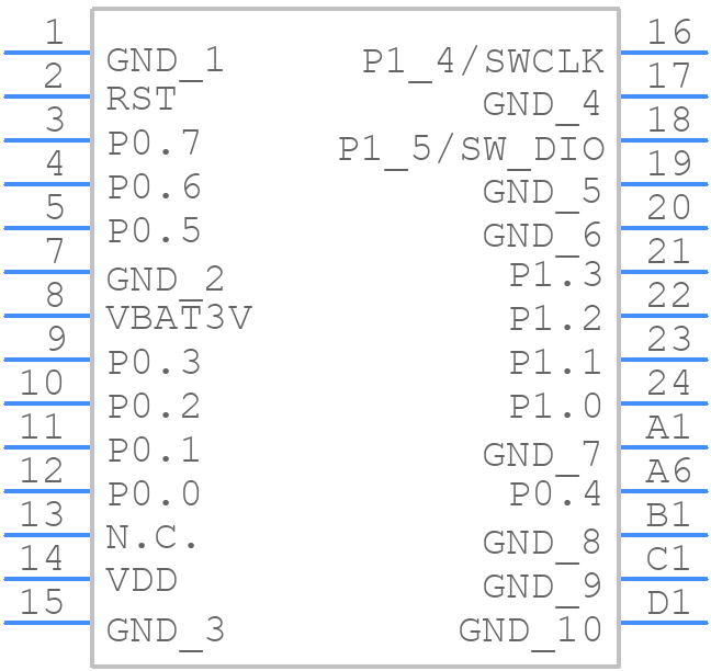 ENW-89852A1KF - Panasonic - PCB symbol