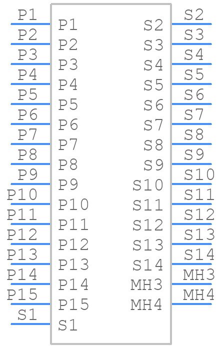 78716-0004 - Molex - PCB symbol