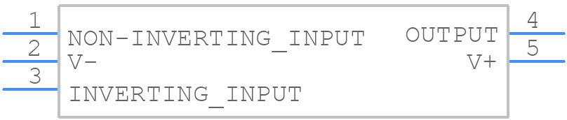 LMV7255M5X - Texas Instruments - PCB symbol