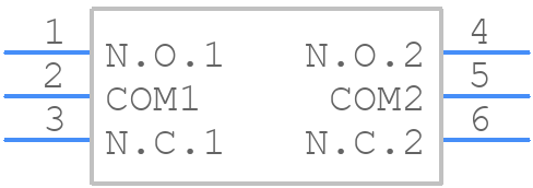 25449NAH - Apem - PCB symbol
