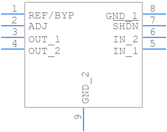 LT3063HMS8E#PBF - Analog Devices - PCB symbol
