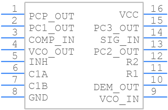 74HCT4046ADB,118 - Nexperia - PCB symbol