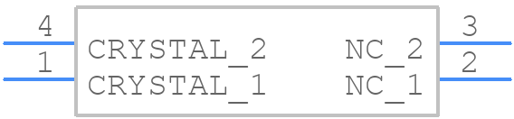 MA406-12.0000MB3ROHS - Epson Timing - PCB symbol