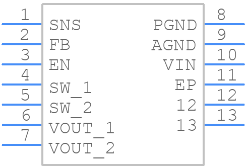 MIC33030-AYHJ-TR - Microchip - PCB symbol