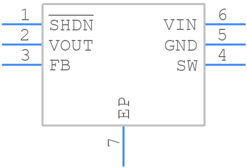 LTC3459EDCB#TRPBF - Analog Devices - PCB symbol