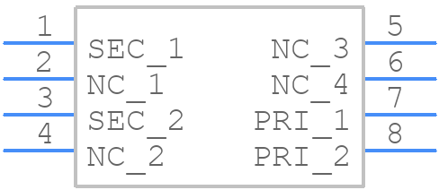 PA1005.125NL - Yageo Group - PCB symbol