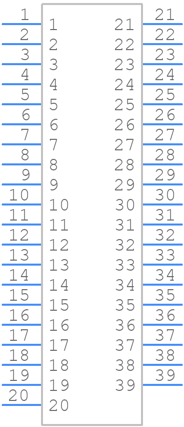 ESQ-113-39-T-T - SAMTEC - PCB symbol