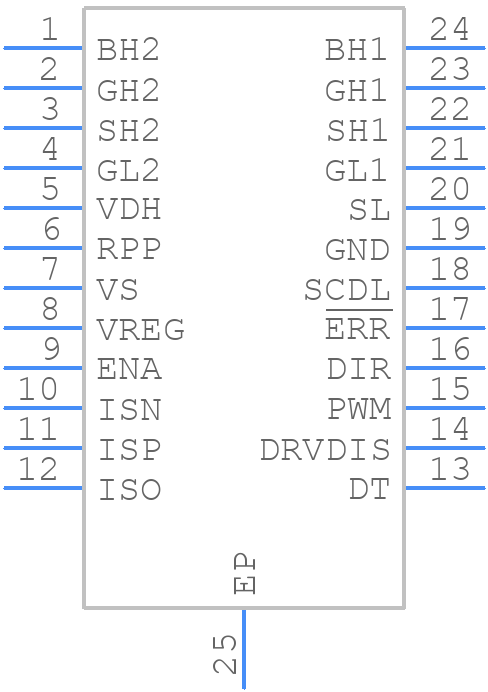 TLE7181EM - Infineon - PCB symbol
