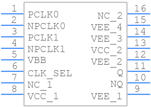 853S01AGILF - Renesas Electronics - PCB symbol