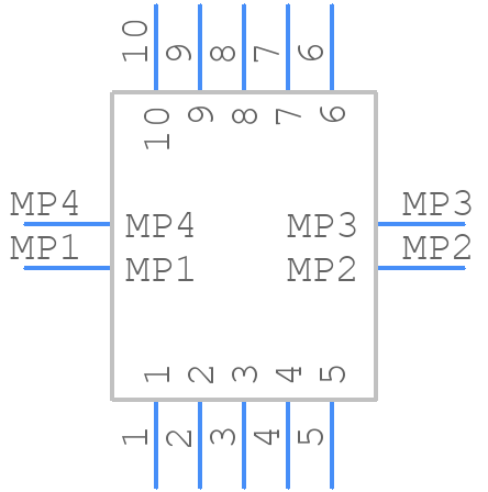 BM28B0.6-10DS/2-0.35V(53) - Hirose - PCB symbol
