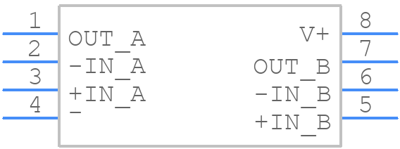 OPA2350UAG4 - Texas Instruments - PCB symbol