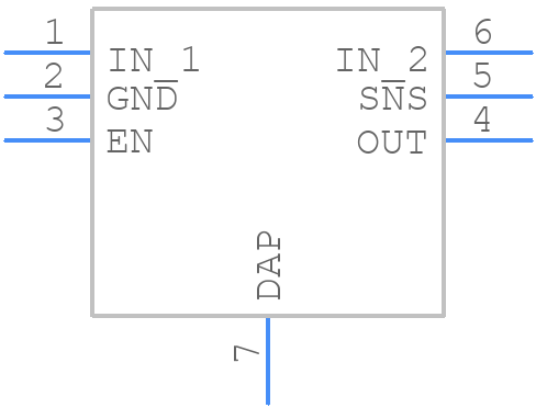 LP38693SD-1.8 - Texas Instruments - PCB symbol