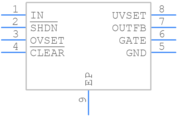 MAX6499ATA/V+ - Analog Devices - PCB symbol