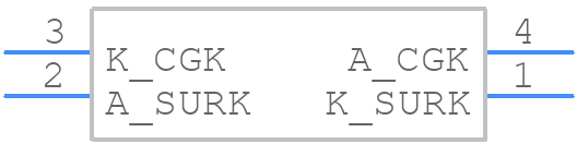 KAA-3528SURKCGKC - Kingbright - PCB symbol