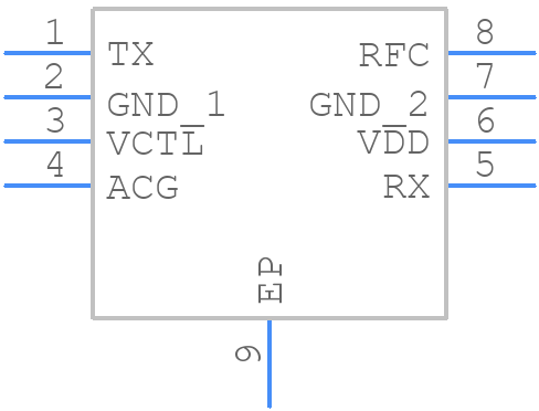 110128-HMC546MS8G - Analog Devices - PCB symbol