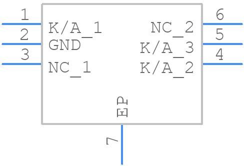 SP3012-03UTG - LITTELFUSE - PCB symbol