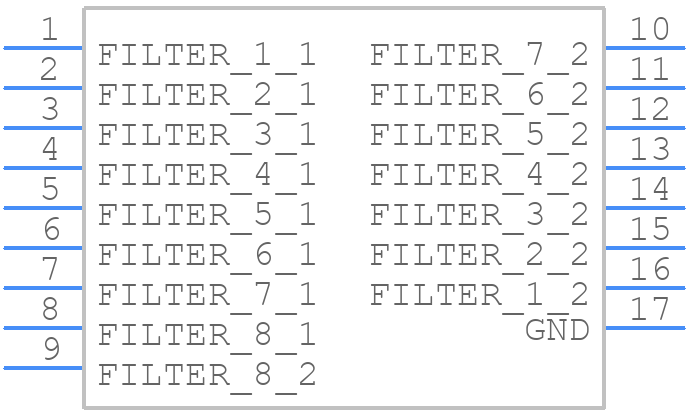NUF8001MUT2G - onsemi - PCB symbol