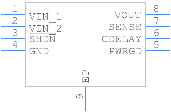 MCP1725T-1802E/MC - Microchip - PCB symbol