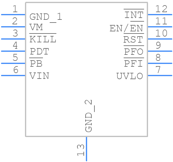 LTC2953CDD-2#PBF - Analog Devices - PCB symbol