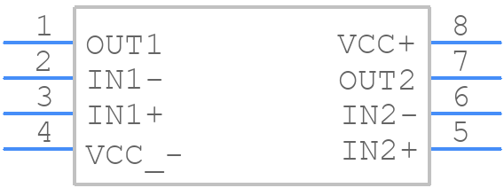 MC33078DRE4 - Texas Instruments - PCB symbol