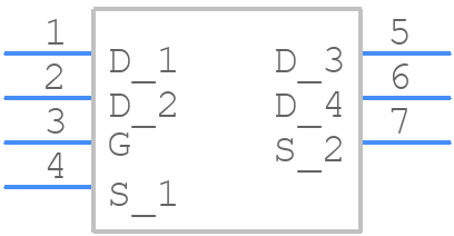 SIA453EDJ-T1-GE3 - Vishay - PCB symbol