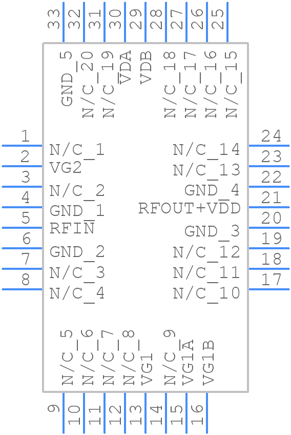 MMA041PP5 - Microsemi Corporation - PCB symbol